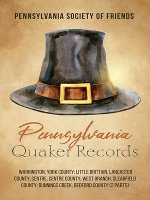cover image of Pennsylvania Quaker Records
